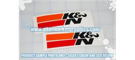 K&N Performance Filters Decals - Pair (2 pieces)
